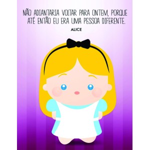 Placa Decorativa    Alice Mod.09